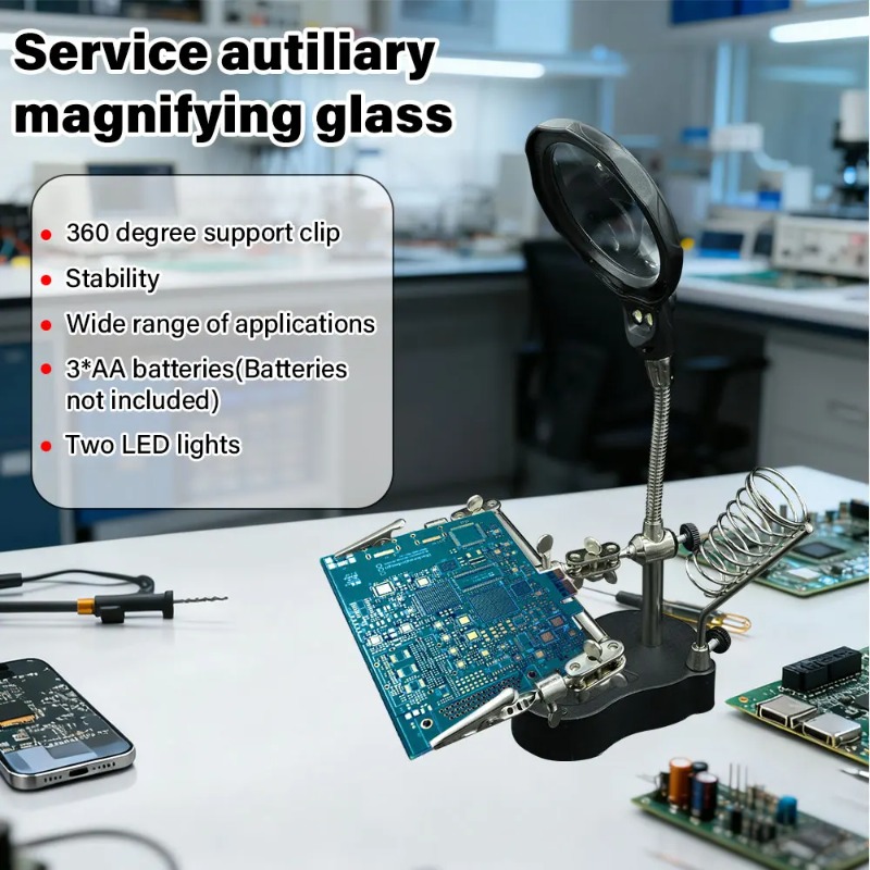 Electronics Repair And Maintenance - Loupe de soudage HD à pince
