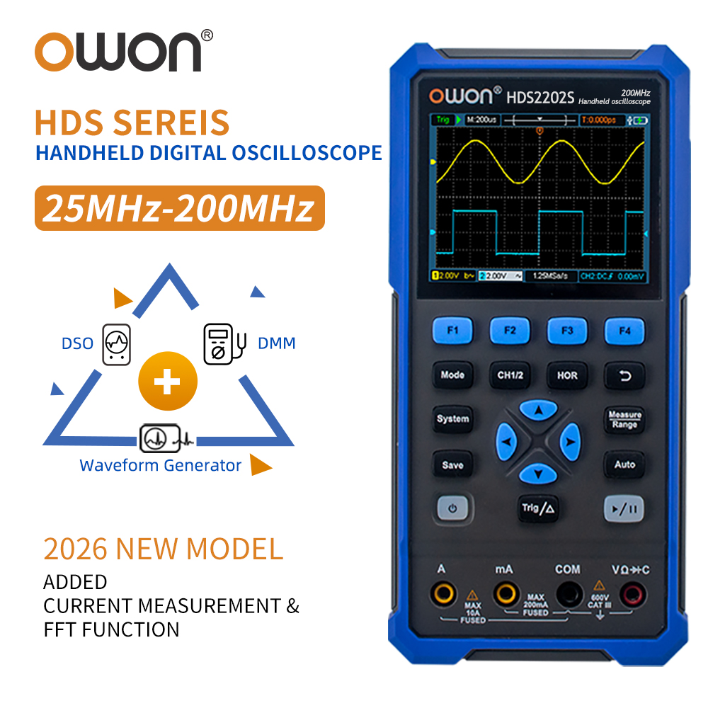 Electronics Repair Lab - Oscilloscope numérique portable OWON série HDS200,