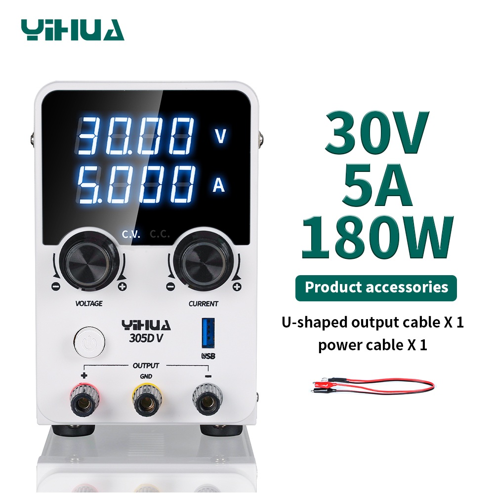 Electronics Repair Lab - YIHUA 305D-V 180W alimentation cc 30V