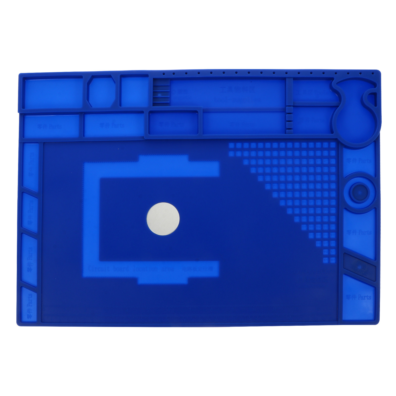 Electronics Repairing - Tapis de réparation électronique magnétique, grand