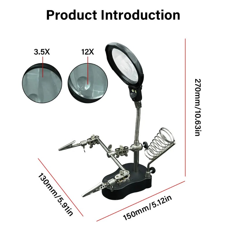 Loupe de soudage HD à pince av - Electronics Repair And Maintenance avis et prix