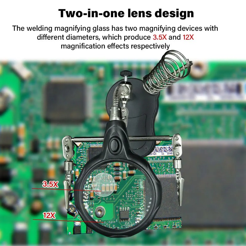 Loupe de soudage HD à pince av - Electronics Repair And Maintenance avis et prix